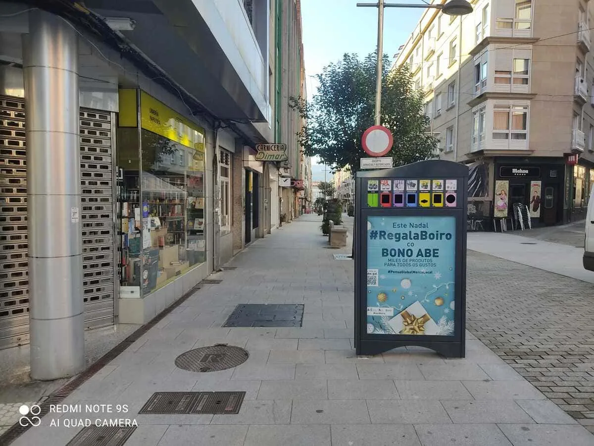 Minipunto Boiro 04, cara frontal