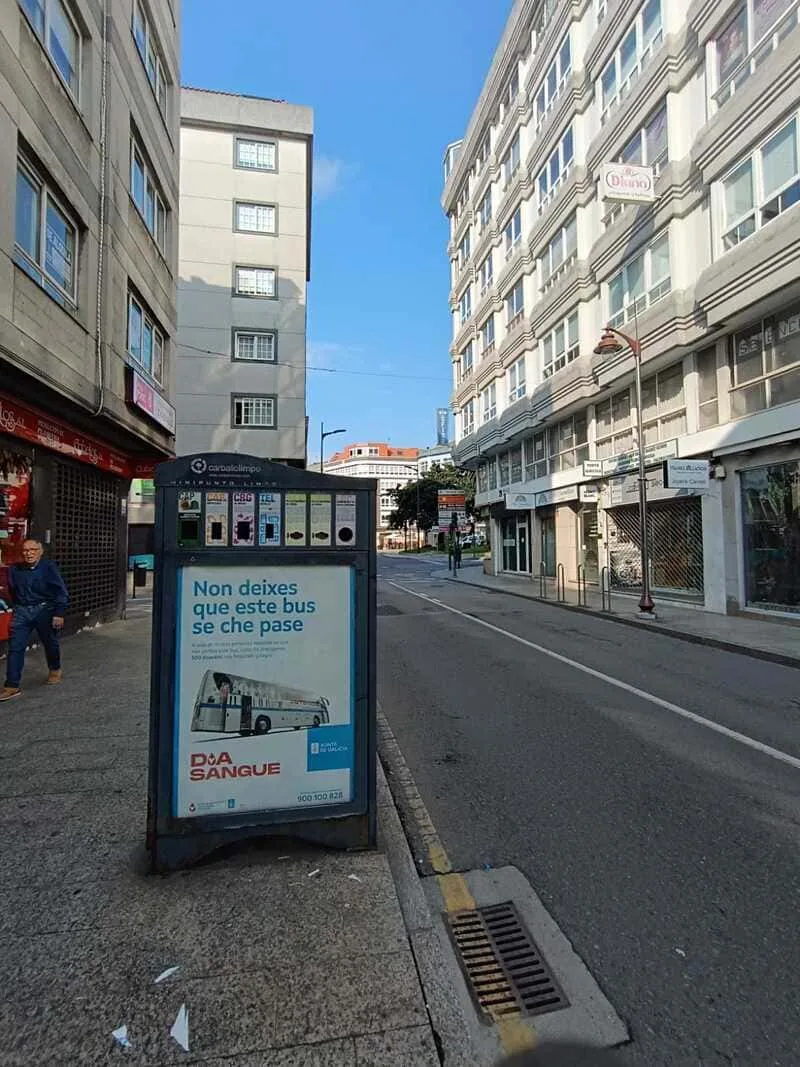 Minipunto Carballo 03, cara frontal