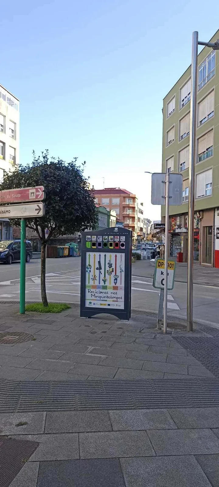Minipunto Carballo 05, cara traseira