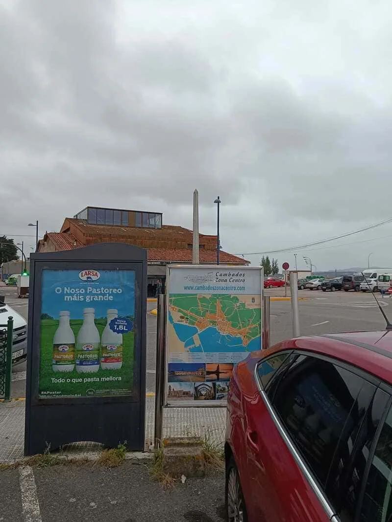 Minipunto Cambados 02, cara traseira