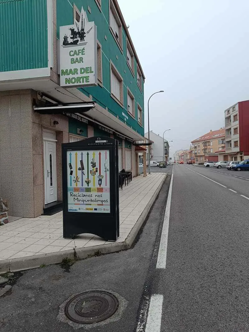 Minipunto Carnota 01, cara traseira