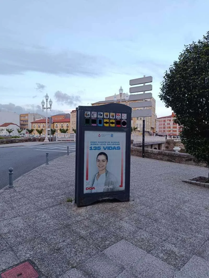 Minipunto Cedeira 02, cara frontal