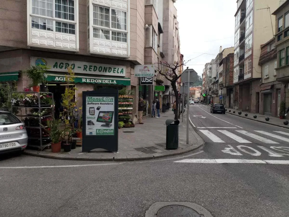Minipunto Redondela 06, cara traseira