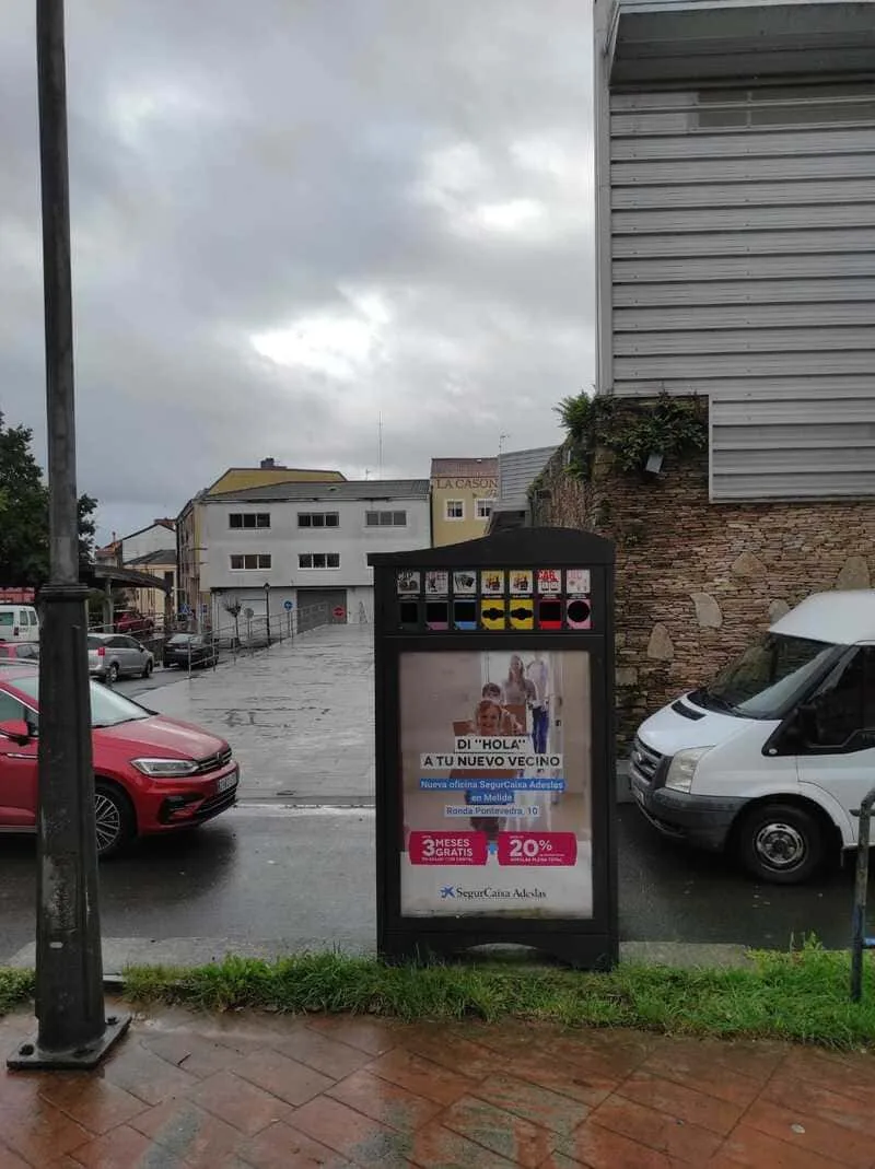 Minipunto Arzúa, cara frontal