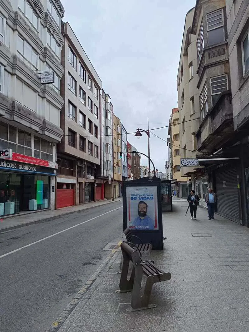 Minipunto Carballo 03, cara traseira