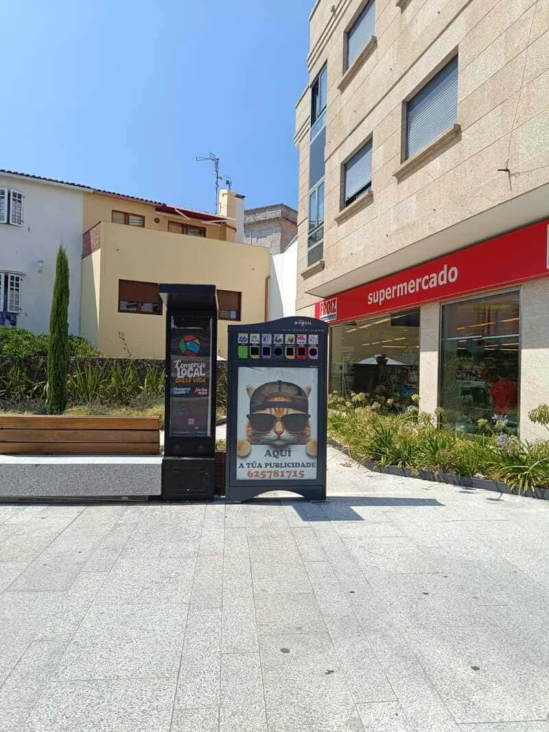 Minipunto O Rosal 01, cara frontal