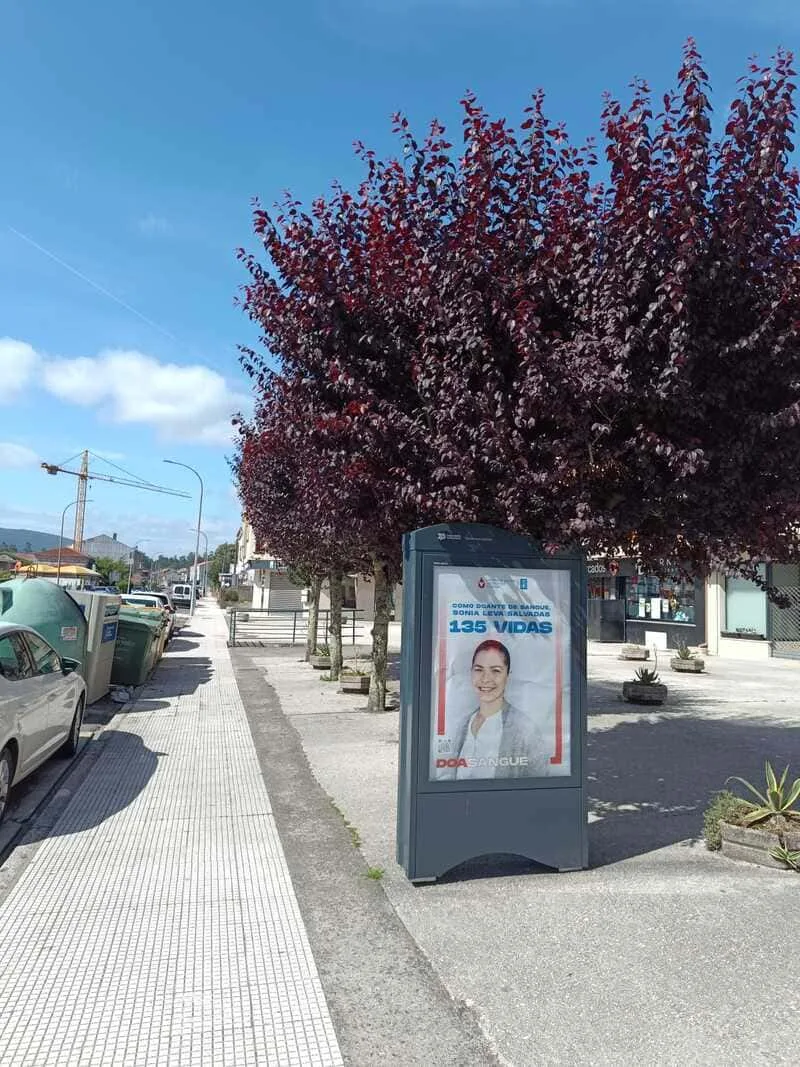 Minipunto Cuntis 02, cara frontal