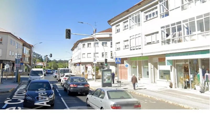 Minipunto Cuntis 01, cara traseira