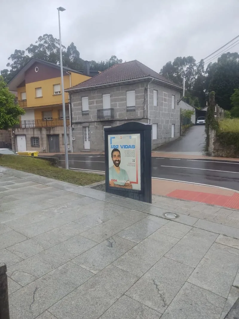 Minipunto Moraña 02, cara traseira