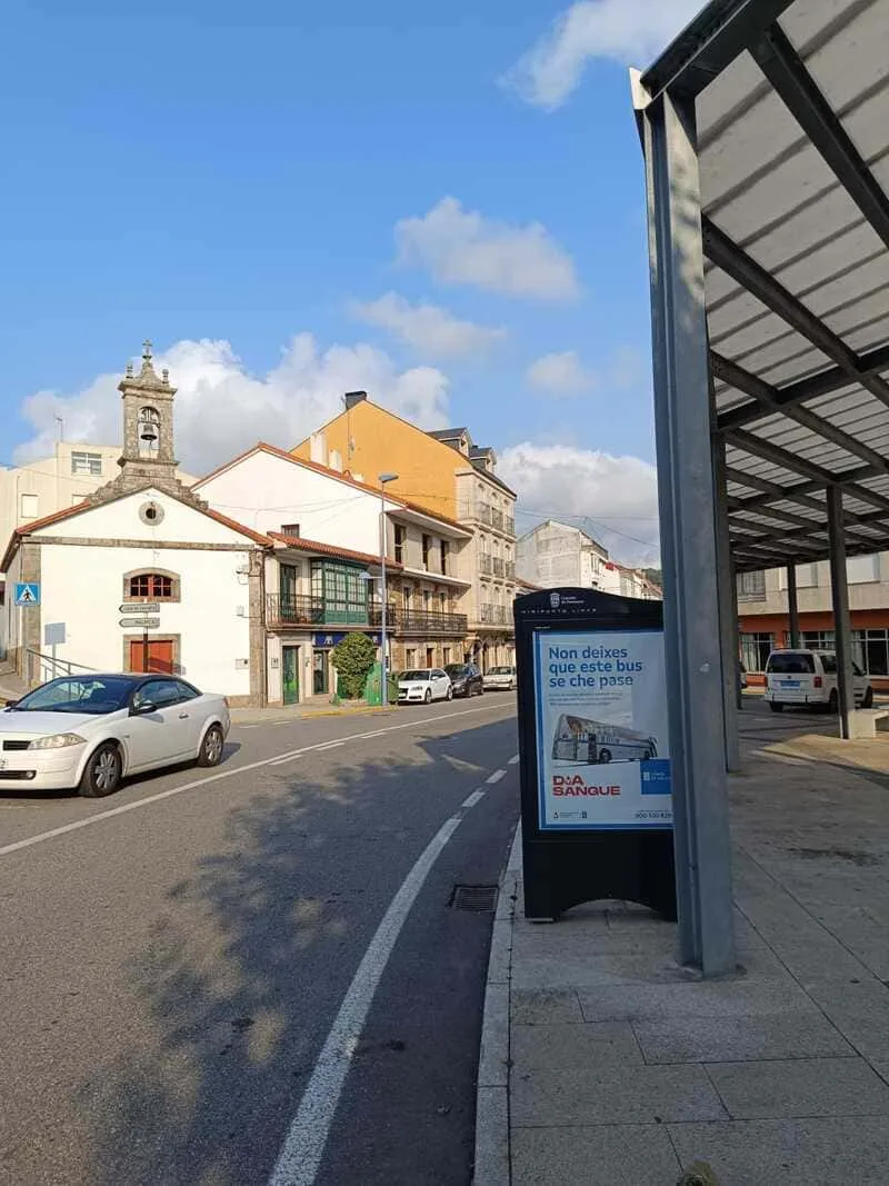 Minipunto Ponteceso 03, cara traseira