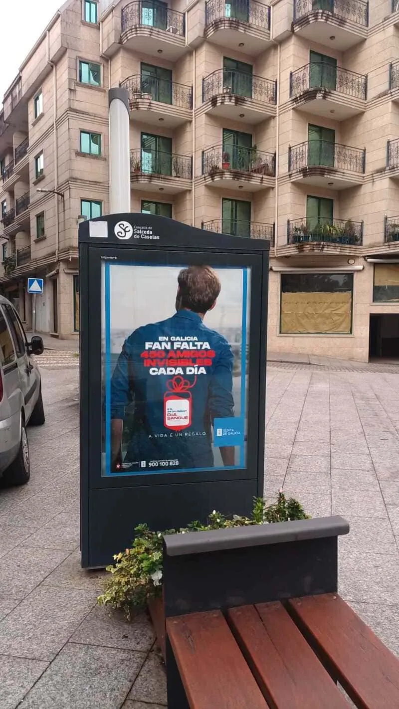 Minipunto Salceda de Caselas 01, cara traseira