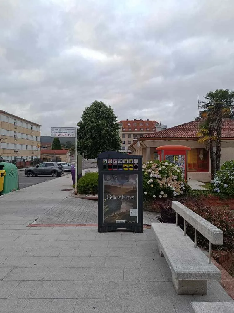 Minipunto Negreira 01, cara frontal