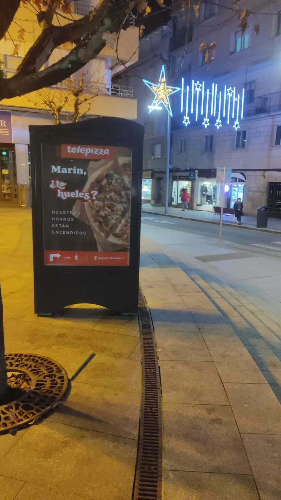 Minipunto Marín 01, cara traseira