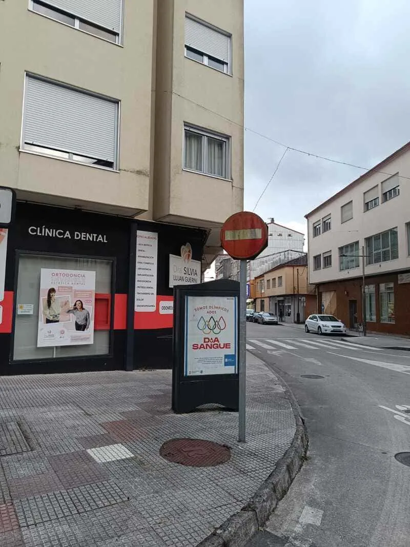 Minipunto Negreira 02, cara traseira