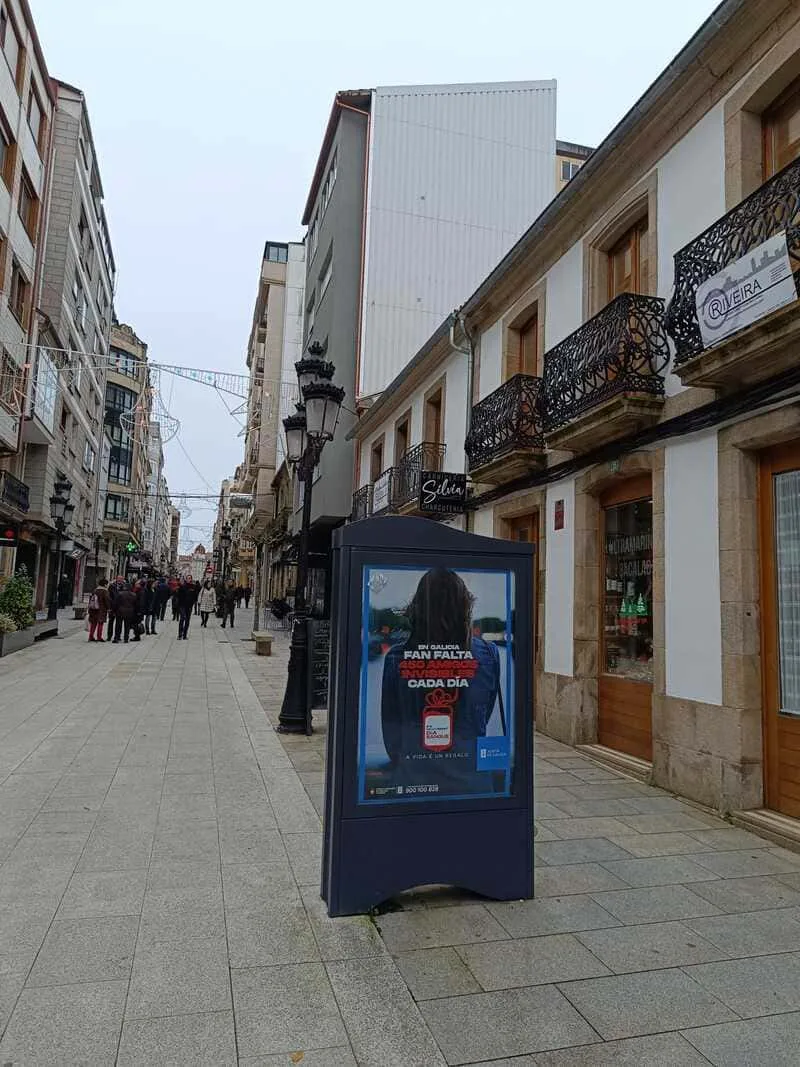 Minipunto A Estrada 01, cara traseira