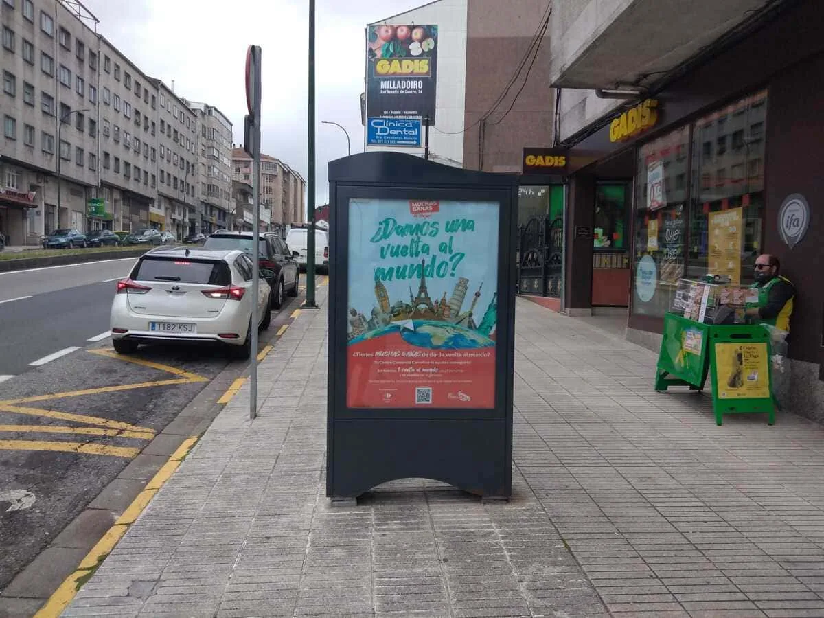 Minipunto Ames 03, cara traseira