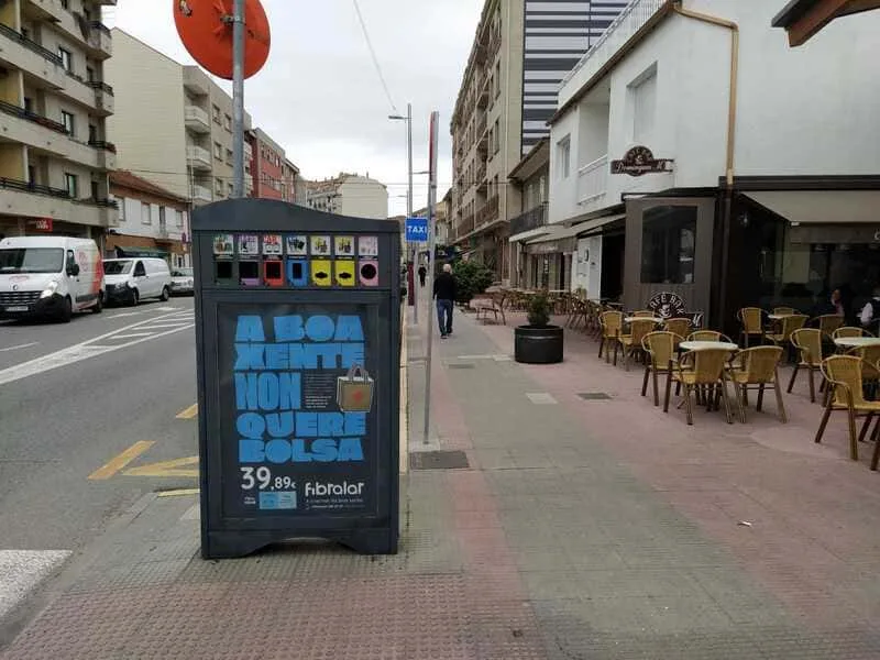 Minipunto Meaño 02, cara frontal