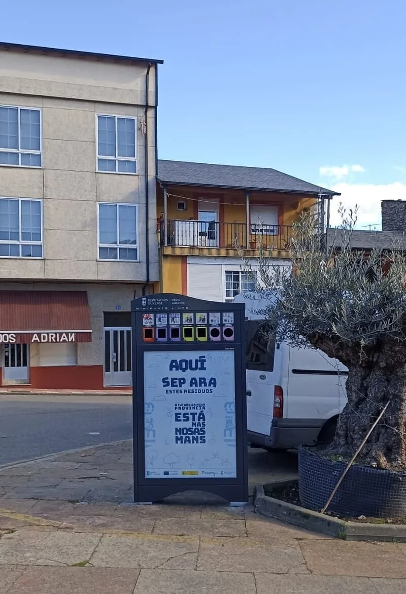 Minipunto Vilamartín de Valdeorras, cara traseira