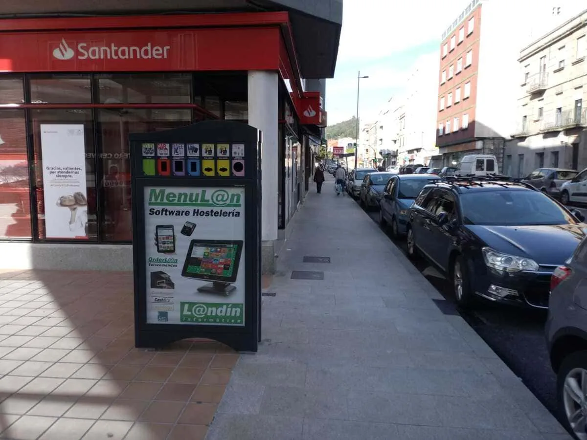 Minipunto Redondela 05, cara frontal