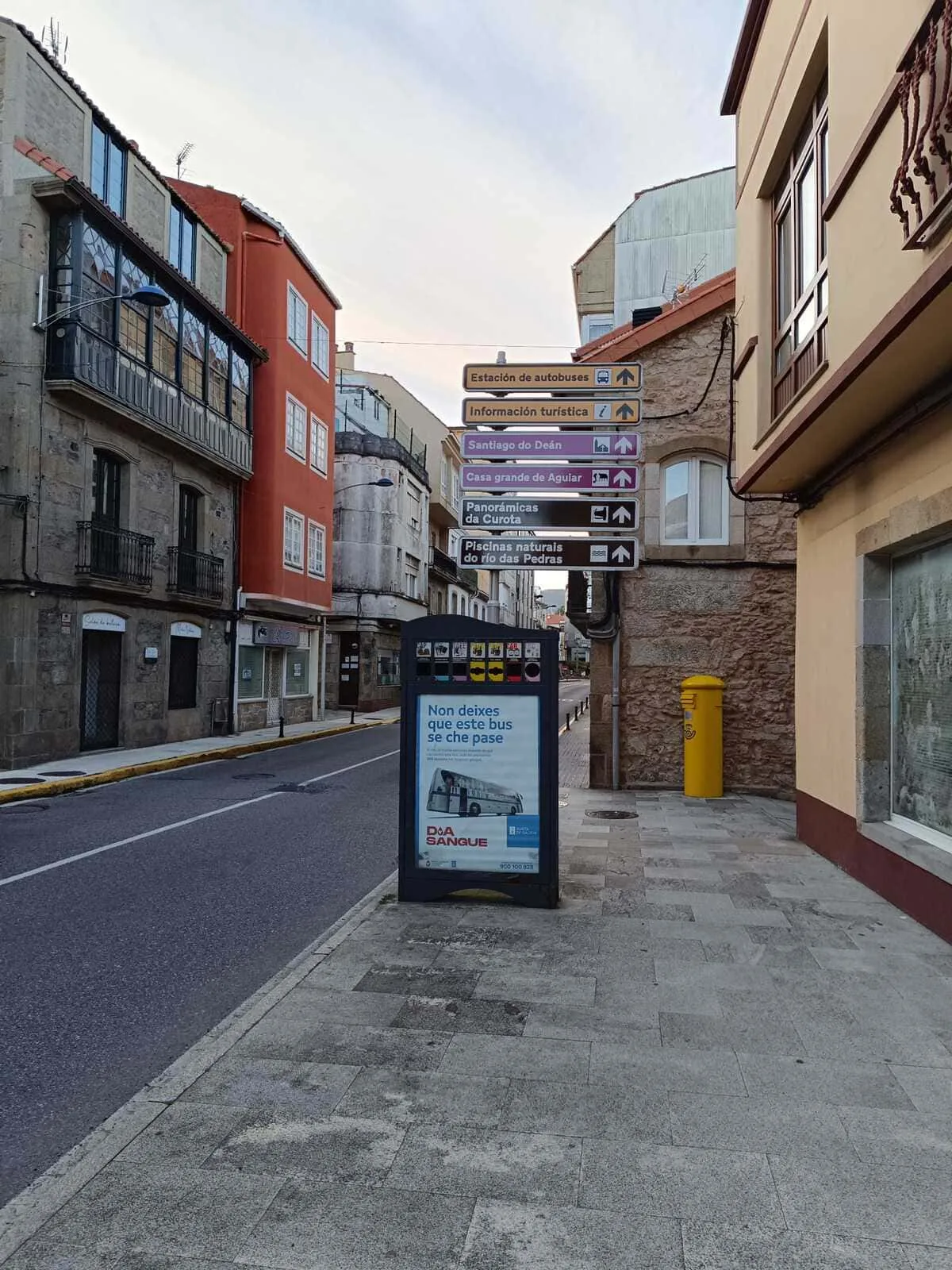 Minipunto A Pobra do Caramiñal 02, cara frontal