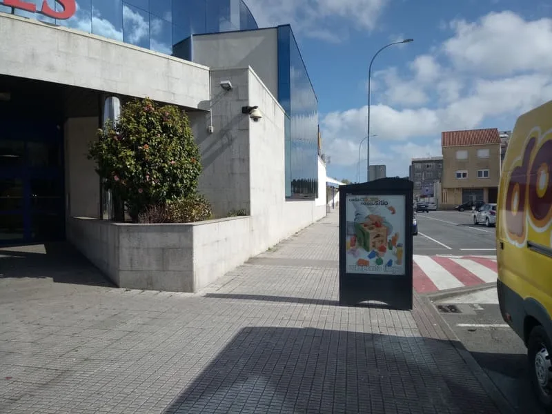 Minipunto Carballo 02, cara traseira