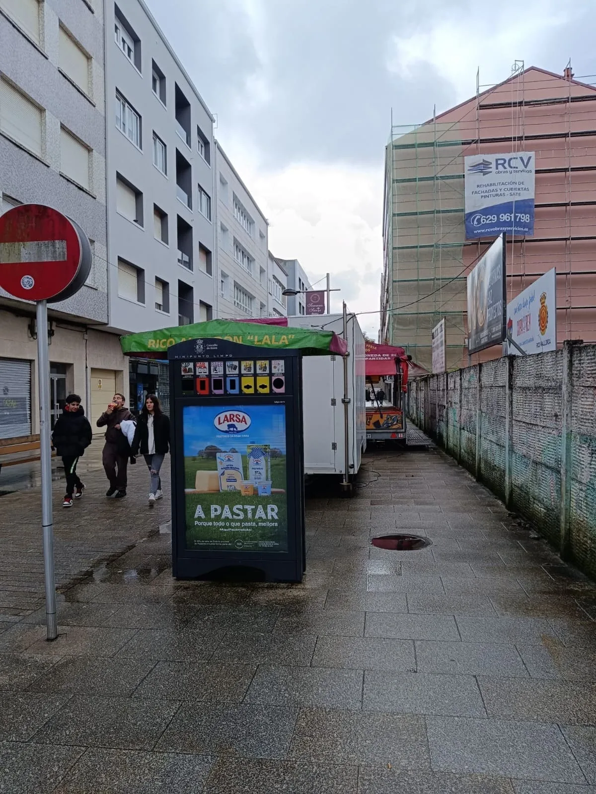 Minipunto Boiro 01, cara frontal